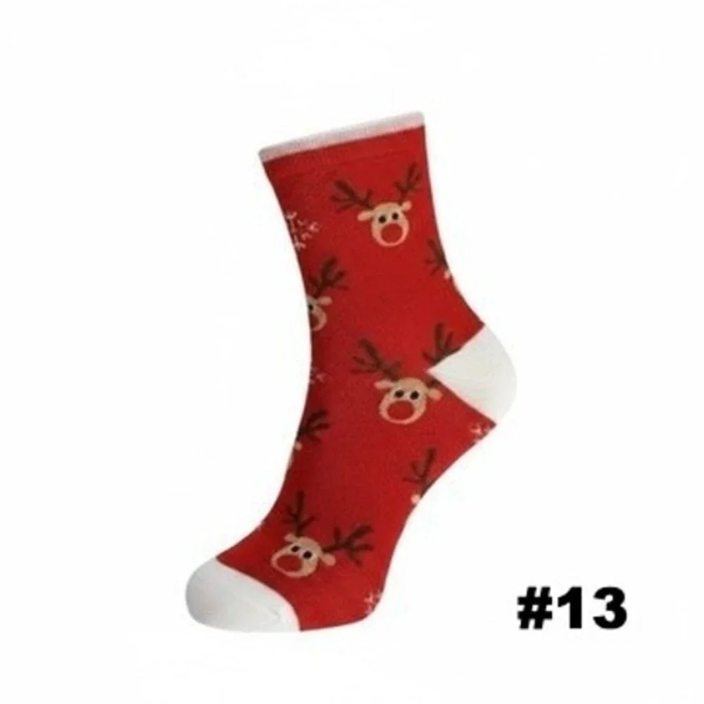 Calcetines Navideños Novedad Tallas 5.5-8.5 Unisex Suaves Y Cómodos Paquete De 5